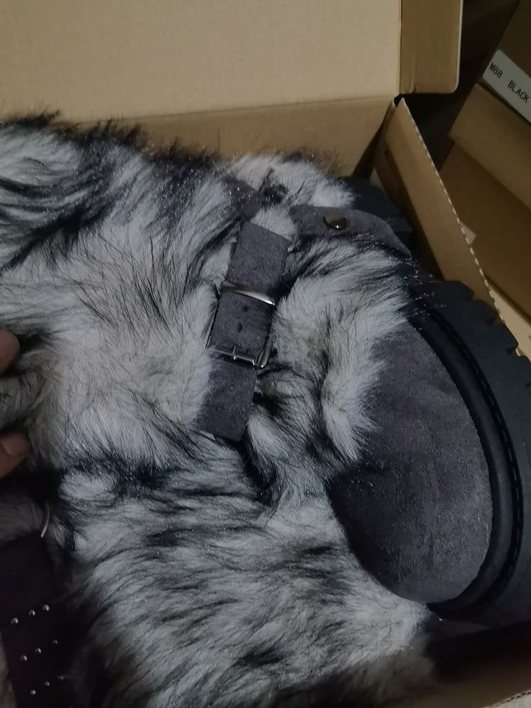Winter Warm Furry Anti-slip Snow Boots For Women