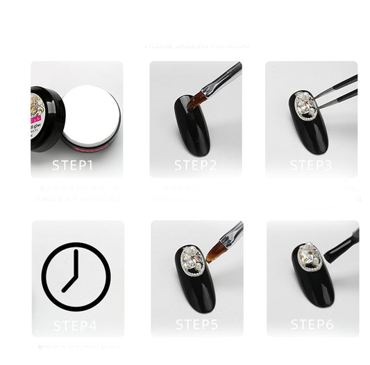 Creative Diy Three-dimensional Retro Nail Drill