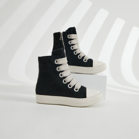 Women's European And American Platform Thick Fur Boots