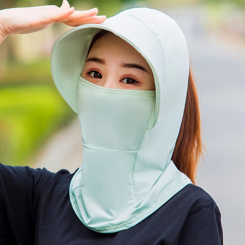Udendørs solhat, is-silke, solbeskyttelse, halsbeskyttelseshat