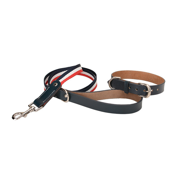 Multi-color Comfortable And Continuous Pet Dog Collar Traction Rope