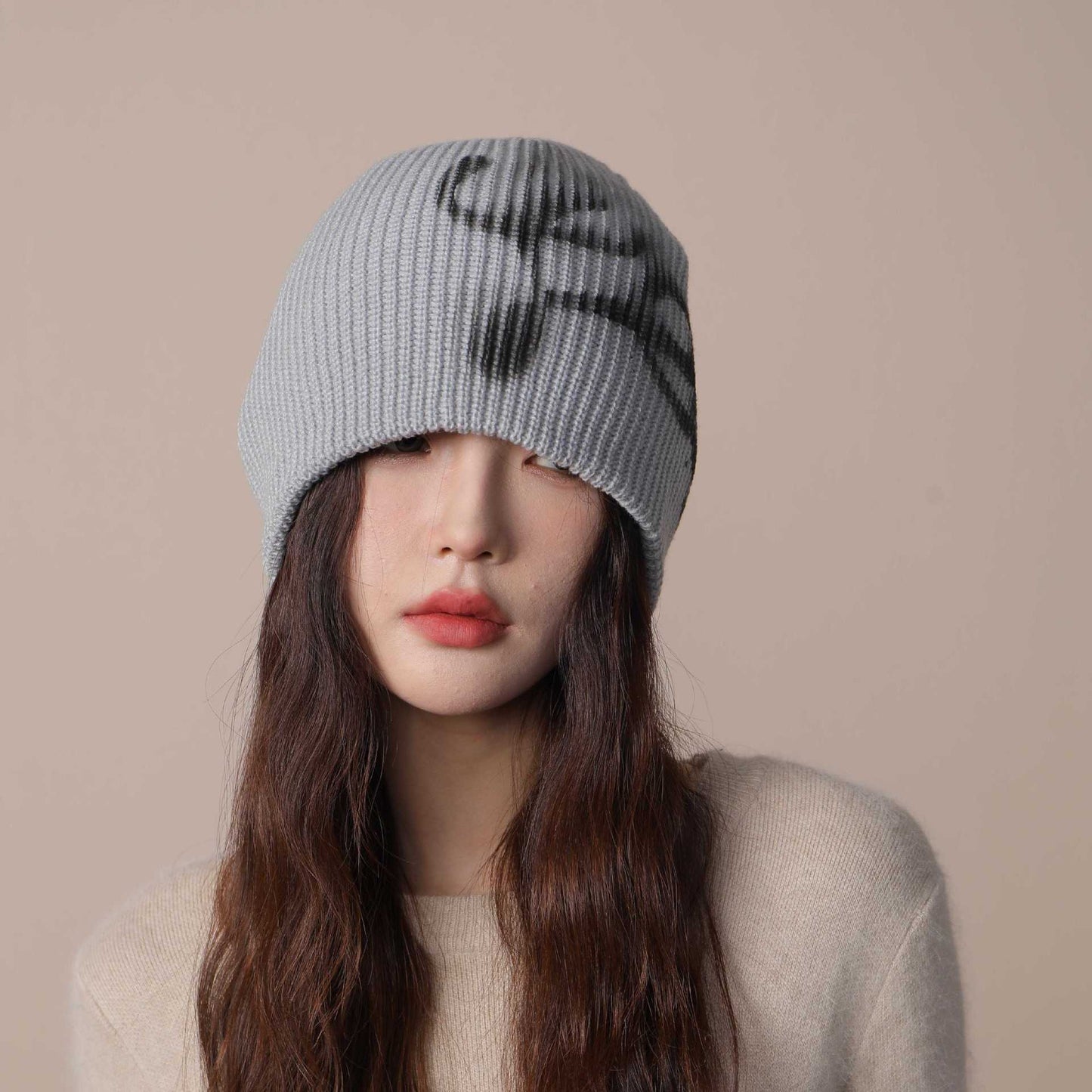 Woolen Cap Children's Autumn And Winter Big Head Circumference Knitted Hat Traveling And Shopping