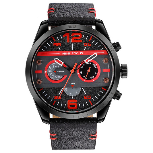 Multifunctional Waterproof Male Quartz Watch