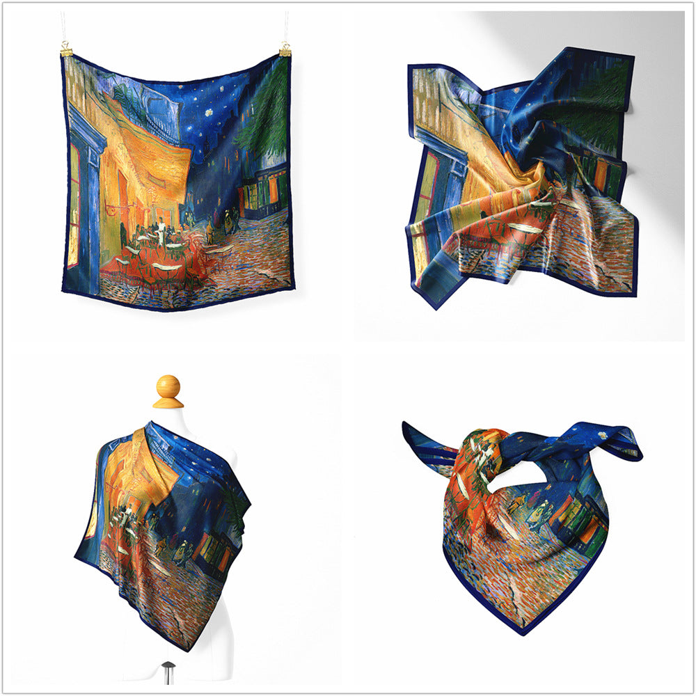 Spring And Autumn Thin Fashion Literary Scarf
