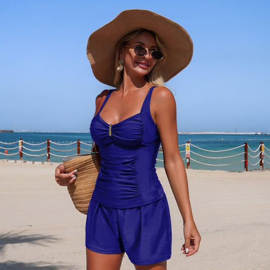 Womens Two-Piece Tankini Swimsuit From Europe And The US