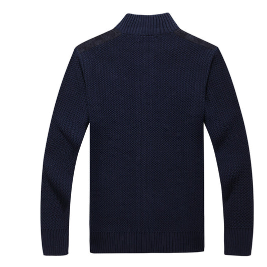 Warm Winter Jacket Zipper Sweater