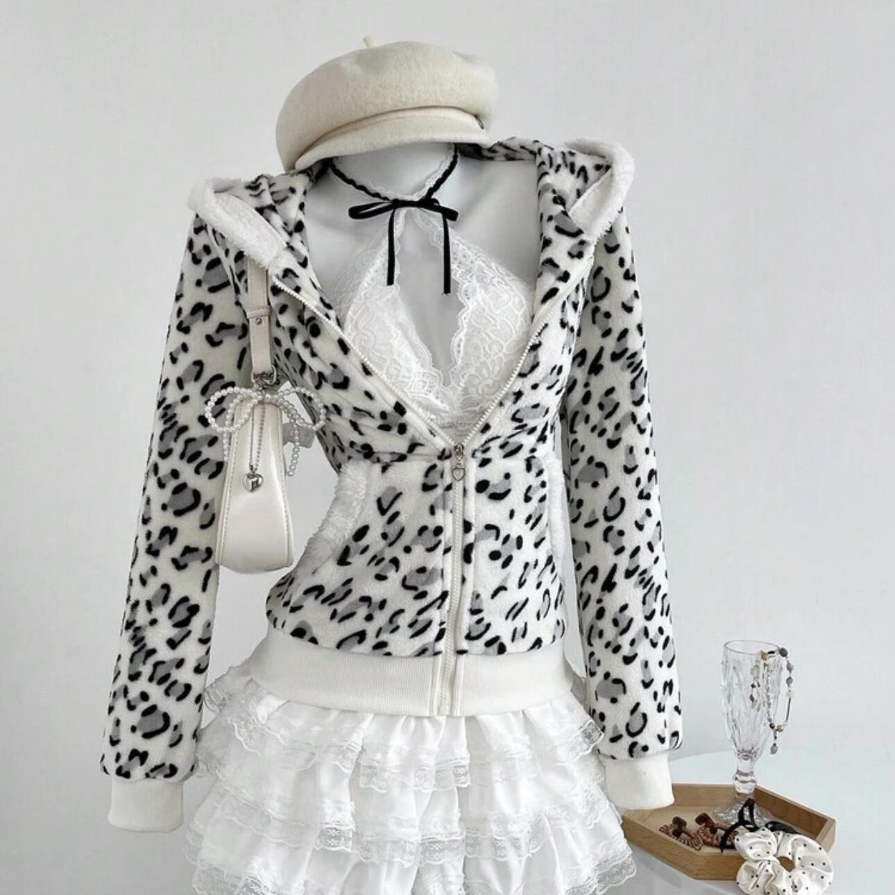 Retro-style Spicy Girls Fallwinter Hoodie Jacket