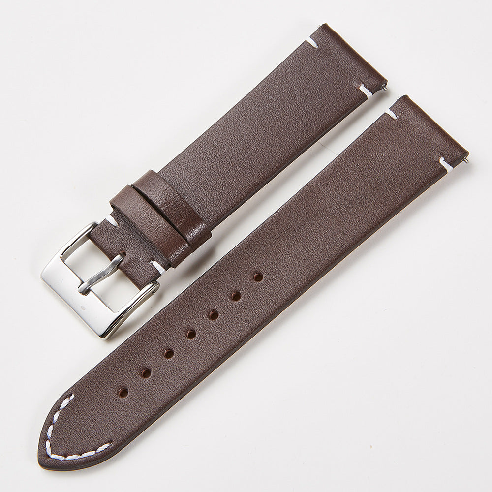 Leather Strap Cowhide Head Layer Soft Frosted Bottom Ultra-thin