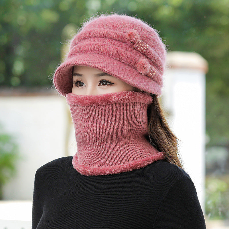 Women's Warm Fleece Elegant Hat Grandma