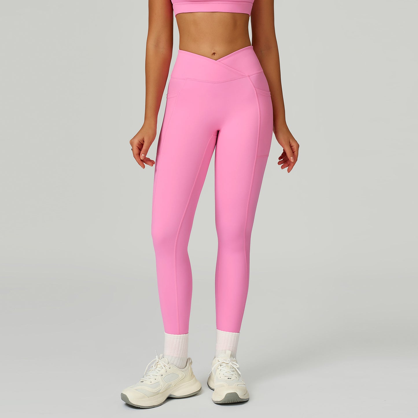 High Waist Yoga Pants Fitness Outdoor Sports Running Tights