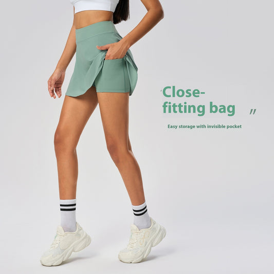 Sports Skirt Cover Thin Band Lining Tennis Skirt