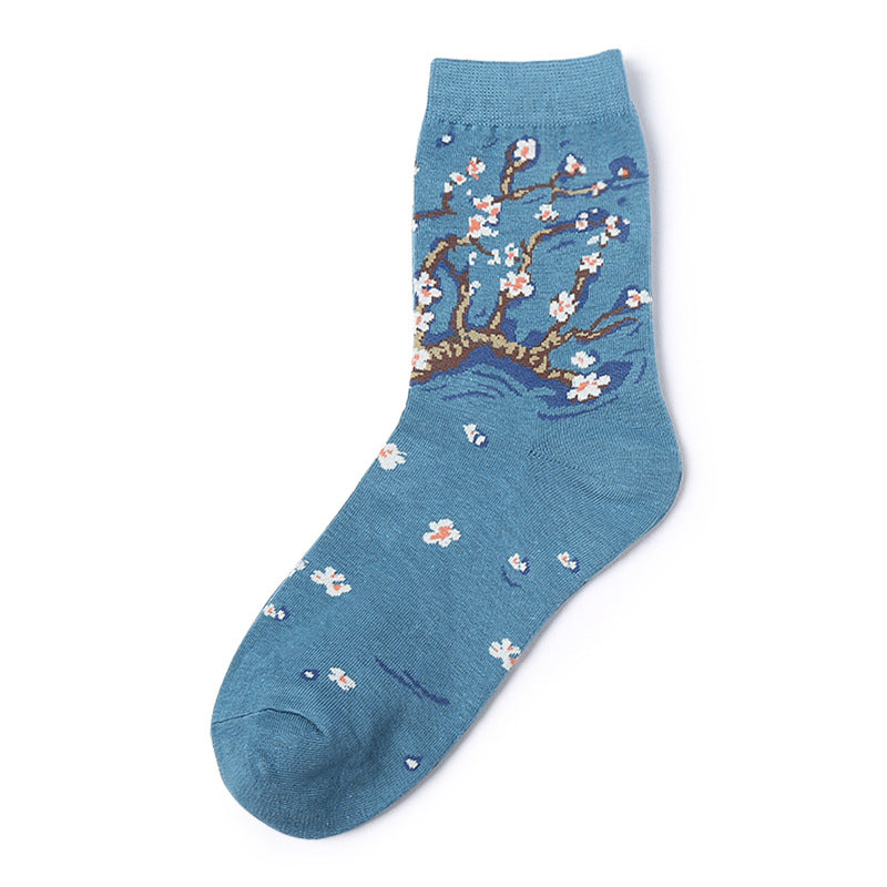 Women's Personalized Pure Cotton Mid Length Socks