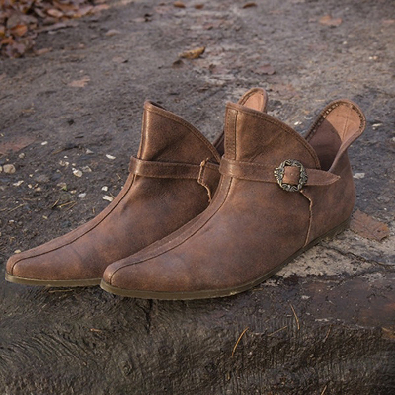 Women's Fashion Belt Buckle Ankle Boots