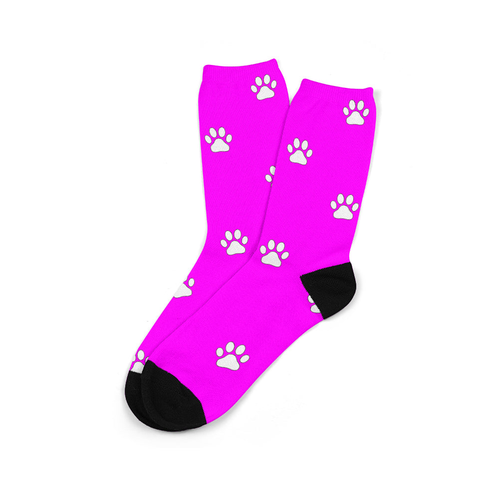 Personalized Photo Fun Male And Female Middle Tube Socks To Make Pictures