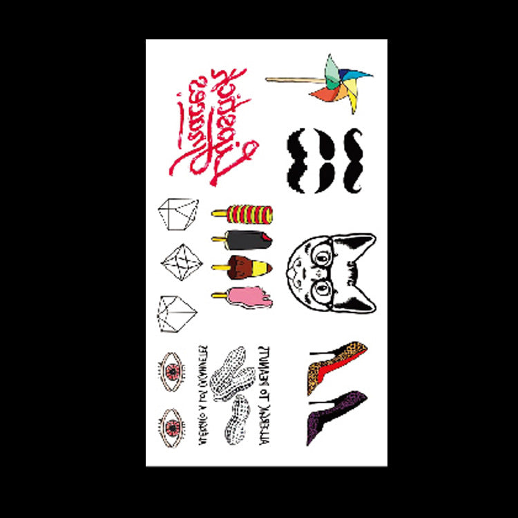 One-time Cute Waterproof Tattoo Stickers