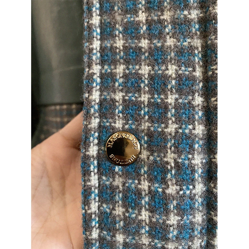 Small And Versatile Gentle Fashion Sweet Retro Woolen Leather Jacket