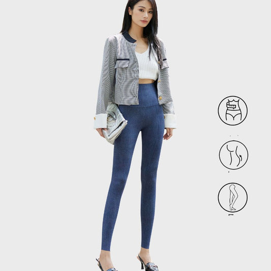 Autumn And Winter Fleece-lined Thickened Shark Pants