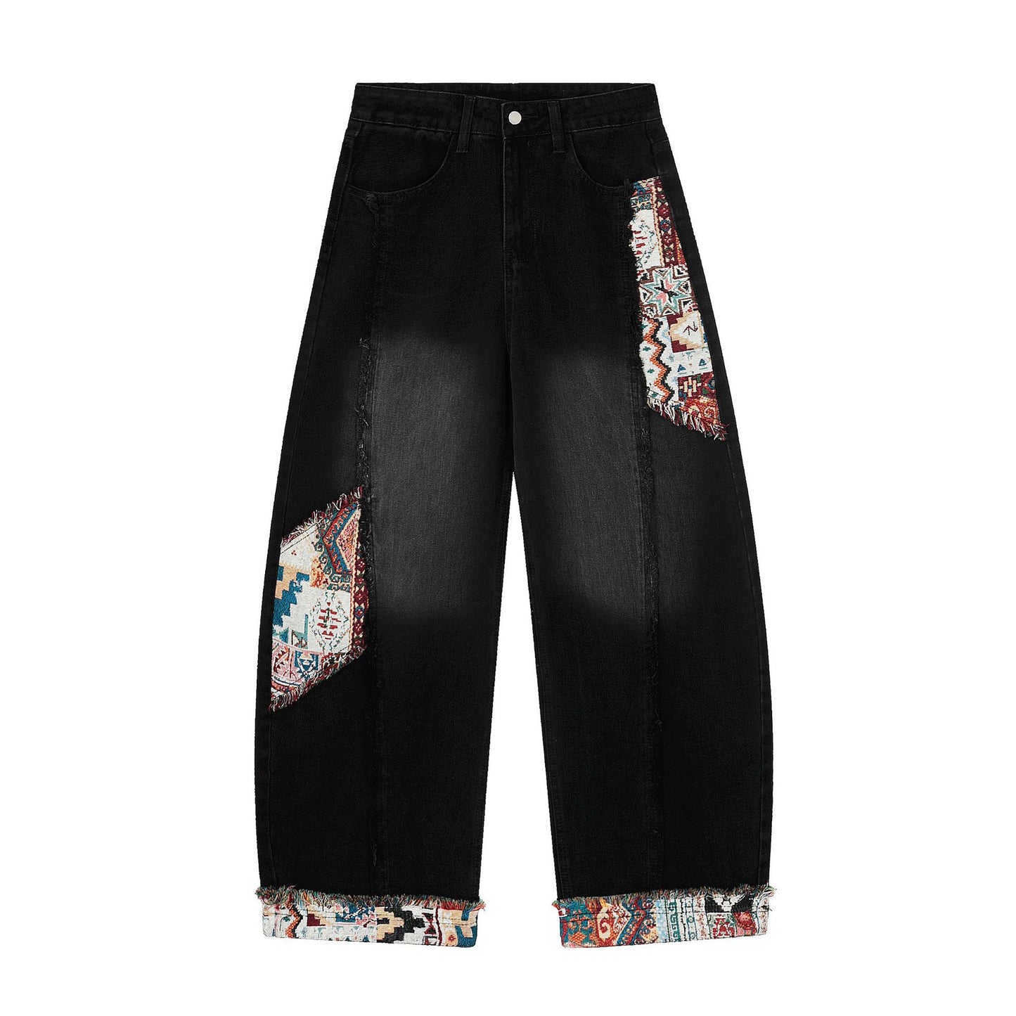 Moderigtige afslappede bootcut-jeans med lige ben til kvinder