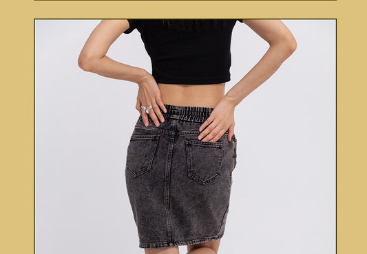 Tidy Retro Cotton Washing Skirt Girl