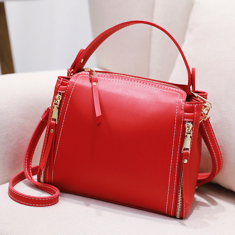 College Bucket Fashion One-shoulder Diagonal Bag