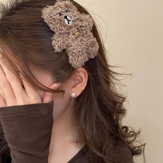 Cute Plush Cartoon Barrettes Japanese Girl Headdress