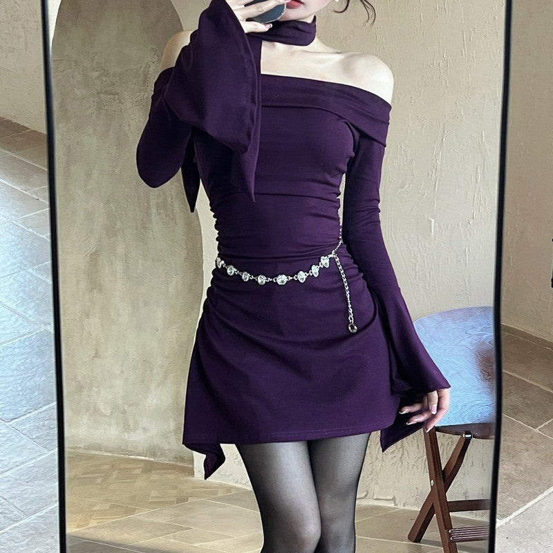 New Slimming Figure-flattering Femme Fatale Dress