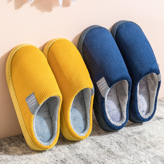 Non Slip Soft Soled Thickened Warm Home Cotton Slippers