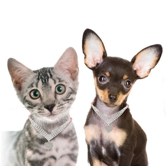 Pet Dogs And Cats Fashion Simple Collar Leash