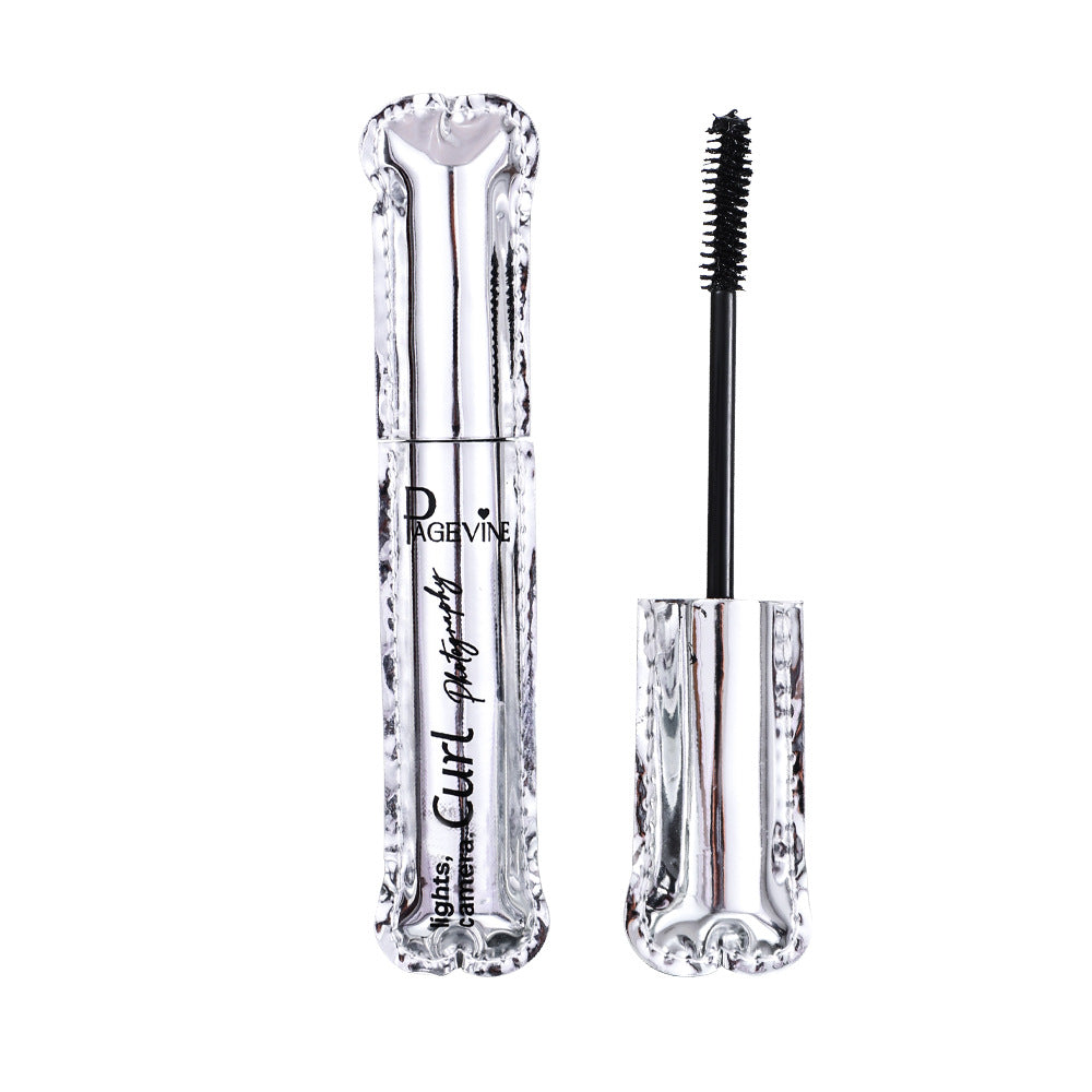 Leather-boxed Small-size Silver-tube Mascara, Designed For Curling And Volumizing Lashes