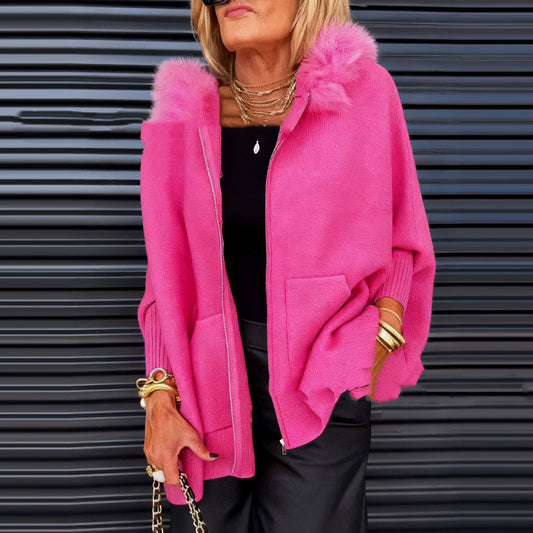 Fashionable Comfortable Casual Loose Hooded Jacket