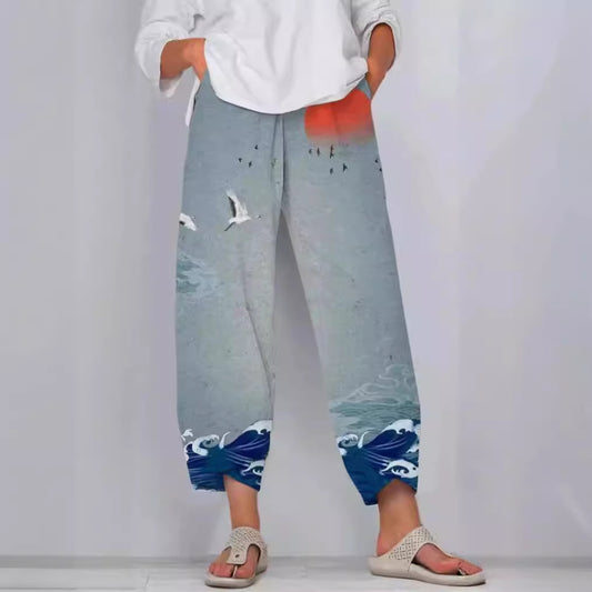 3D Printing Women's Casual Pants