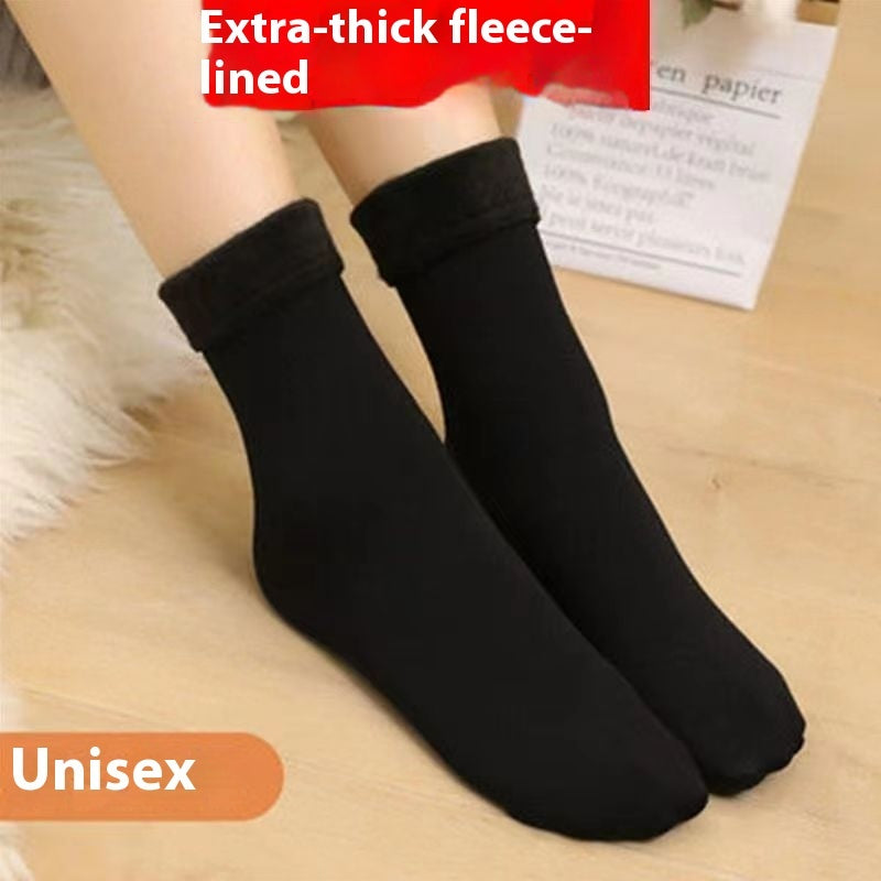 Snow Socks Women's Winter Thickening And Velvet Warm In Tube