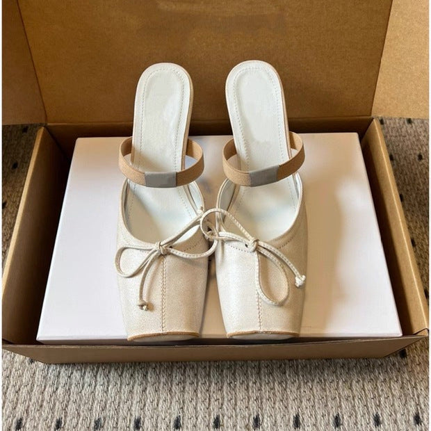Women's New Stiletto Heel Outerwear Slip-On High-Heel Sandals