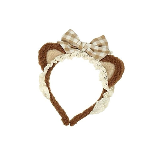 Internet Celebrity Face Wash Mask Special Plush Headband