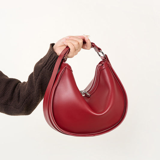 Special-interest Design Selenodont Bag Genuine Leather Underarm Crossbody All-matching