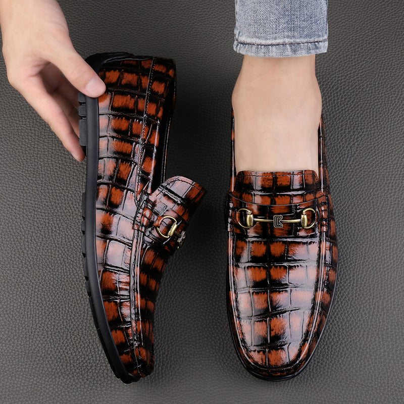 Business Casual Shoes Men's Foot Pedal