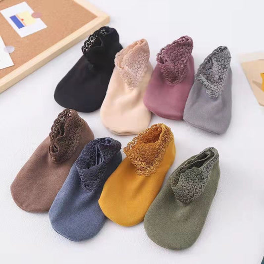 Warm Silicone Non-slip Mid-calf Socks