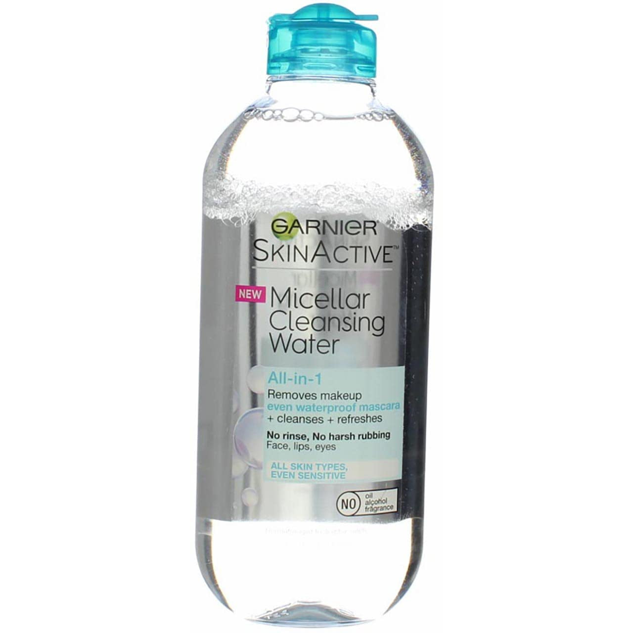 Micellar Water for Waterproof Makeup, Hydrating Facial Cleanser & Makeup Remover, Suitable for Sensitive Skin, Vegan, Cruelty Free, 13.5 Fl Oz (400Ml), 2 Count
