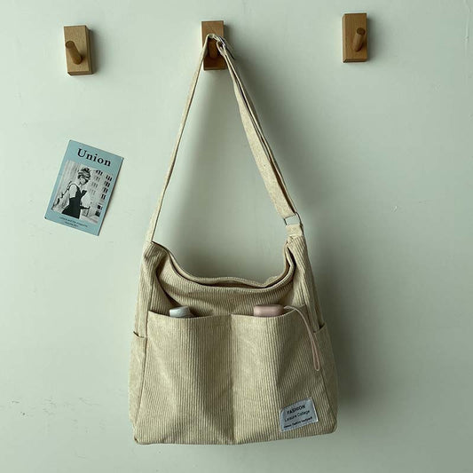 Women's Large-capacity Canvas Diagonal Shoulder Bag All-match