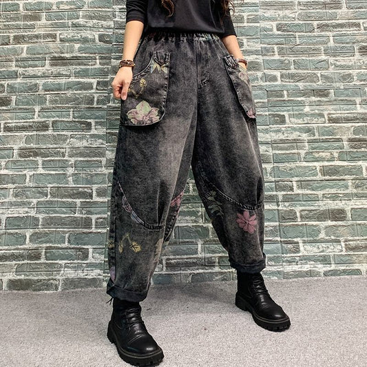 Spring New Arrival Fashionable Printed Jeans