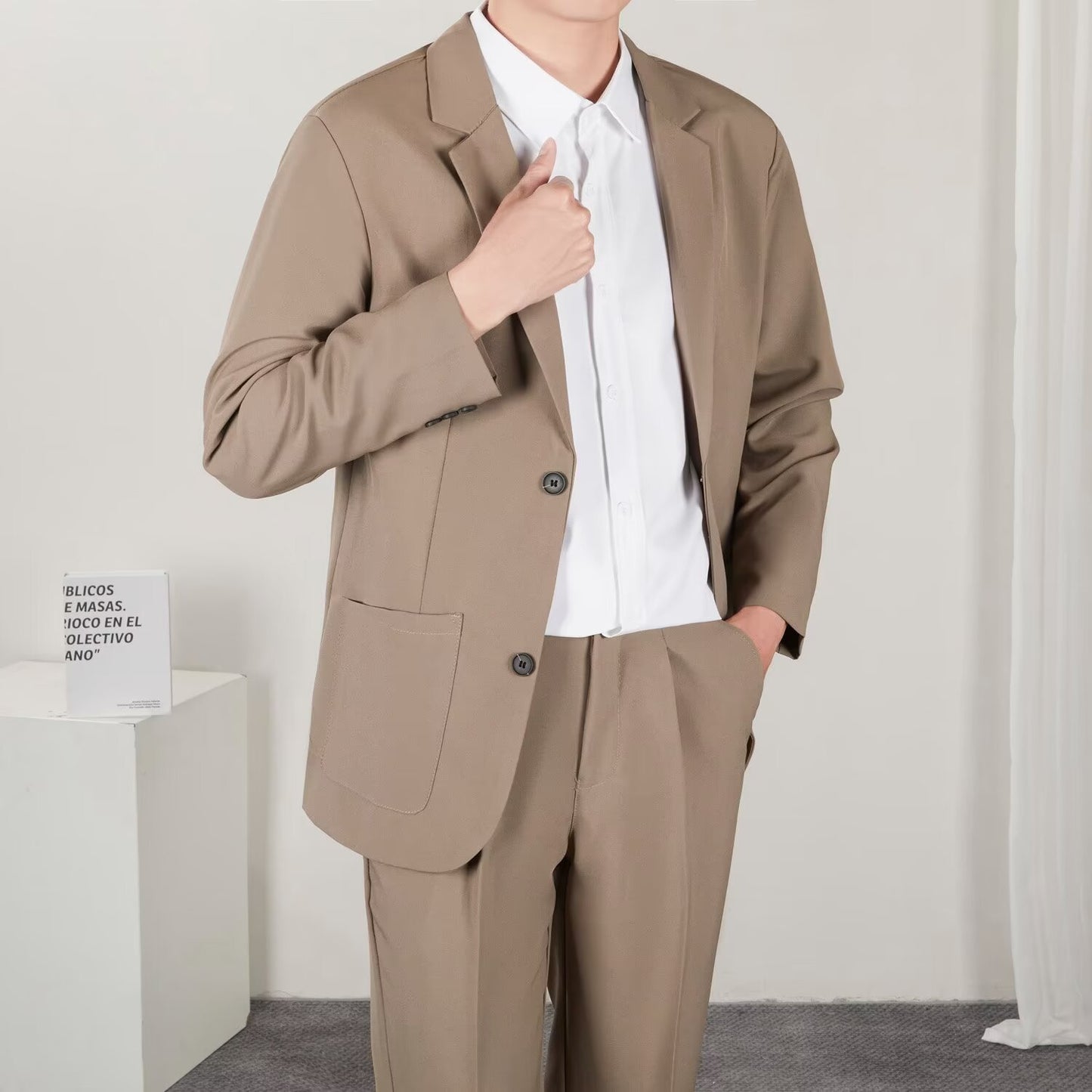 Loose Men's Suit Fashionable Jacket