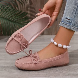 Slip-on Casual Round-toe Flat Shallow-shoe