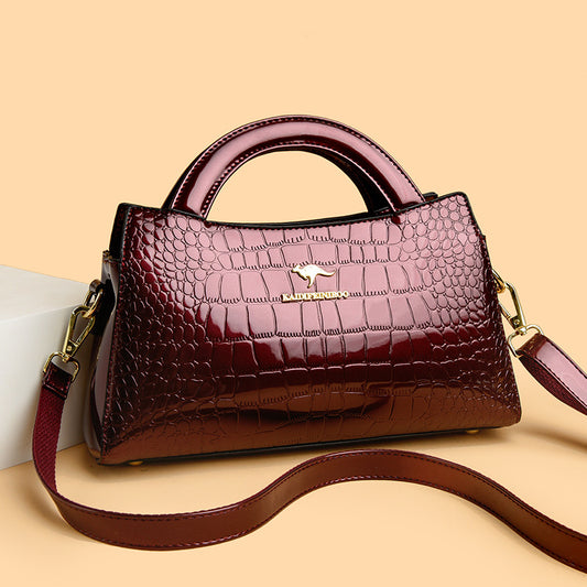 Popular Embossed Women's Shoulder Messenger Handbag