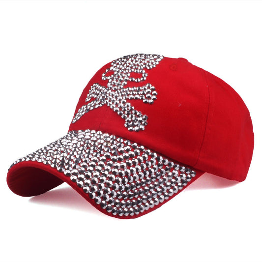 Skull And Diamond Baseball Sun Hat