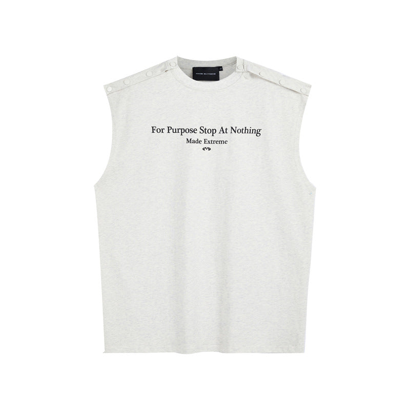Street Printing Letters Summer Country Loose Base T-shirt