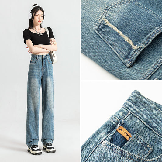 Fashion Women's Slim-fitting Small Straight Pants