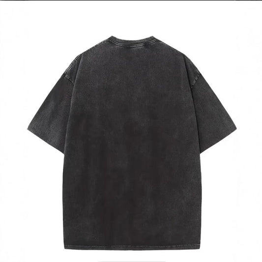 Sunflower Butterfly Cotton Washed T-Shirt For Women