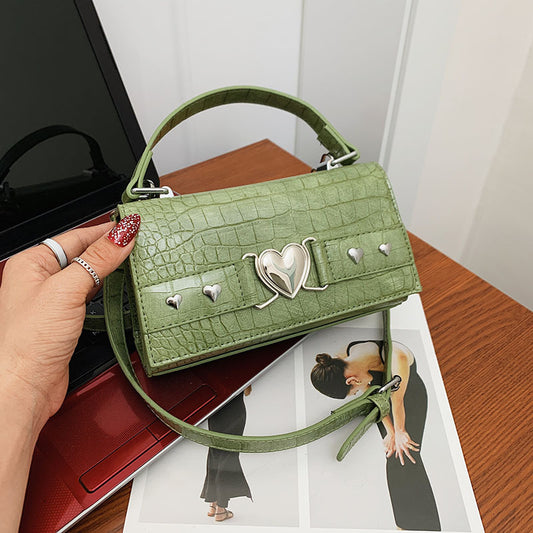 Crossbodytaske med perlekæde i udenlandsk stil og alsidigt design