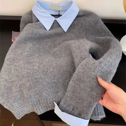 Women's Fashionable Loose Soft Glutinous Sweater