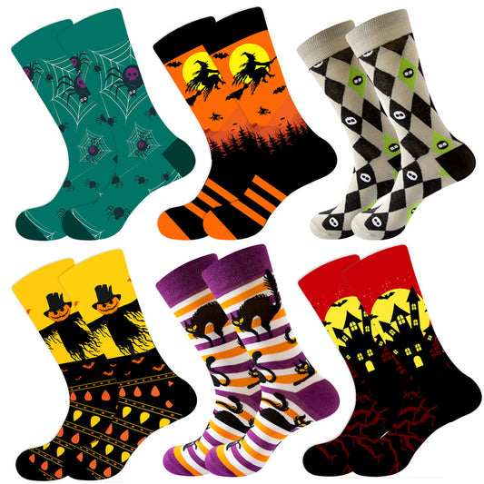 New Halloween Men's And Women's Skull Socks